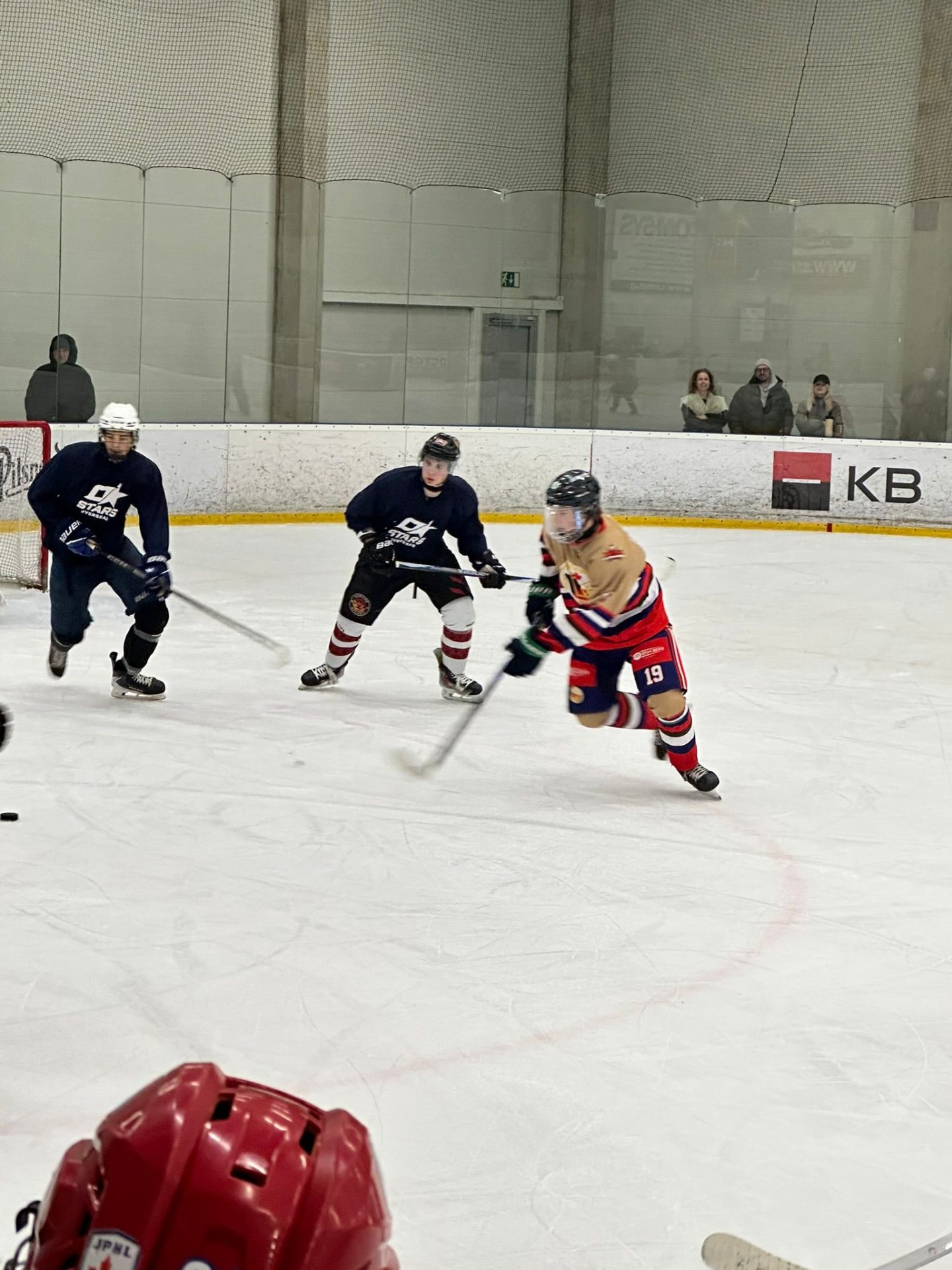 P3 #19 unloading a shot against JPHL Stars
